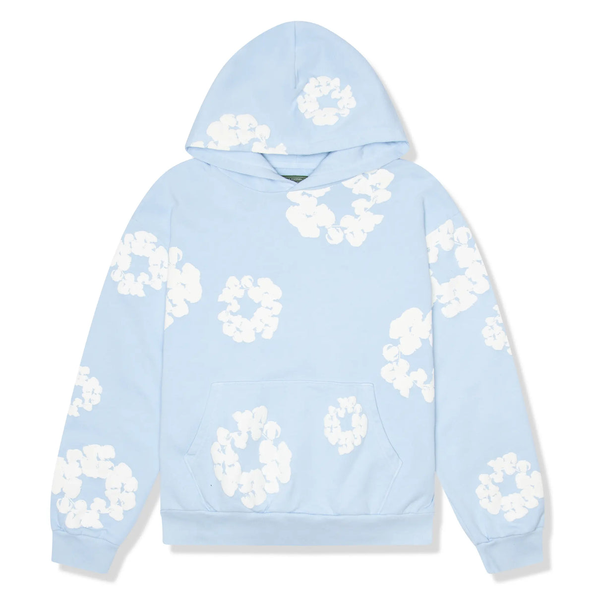 Denim Tears The Cotton Wreath Powder Blue Hoodie Main image