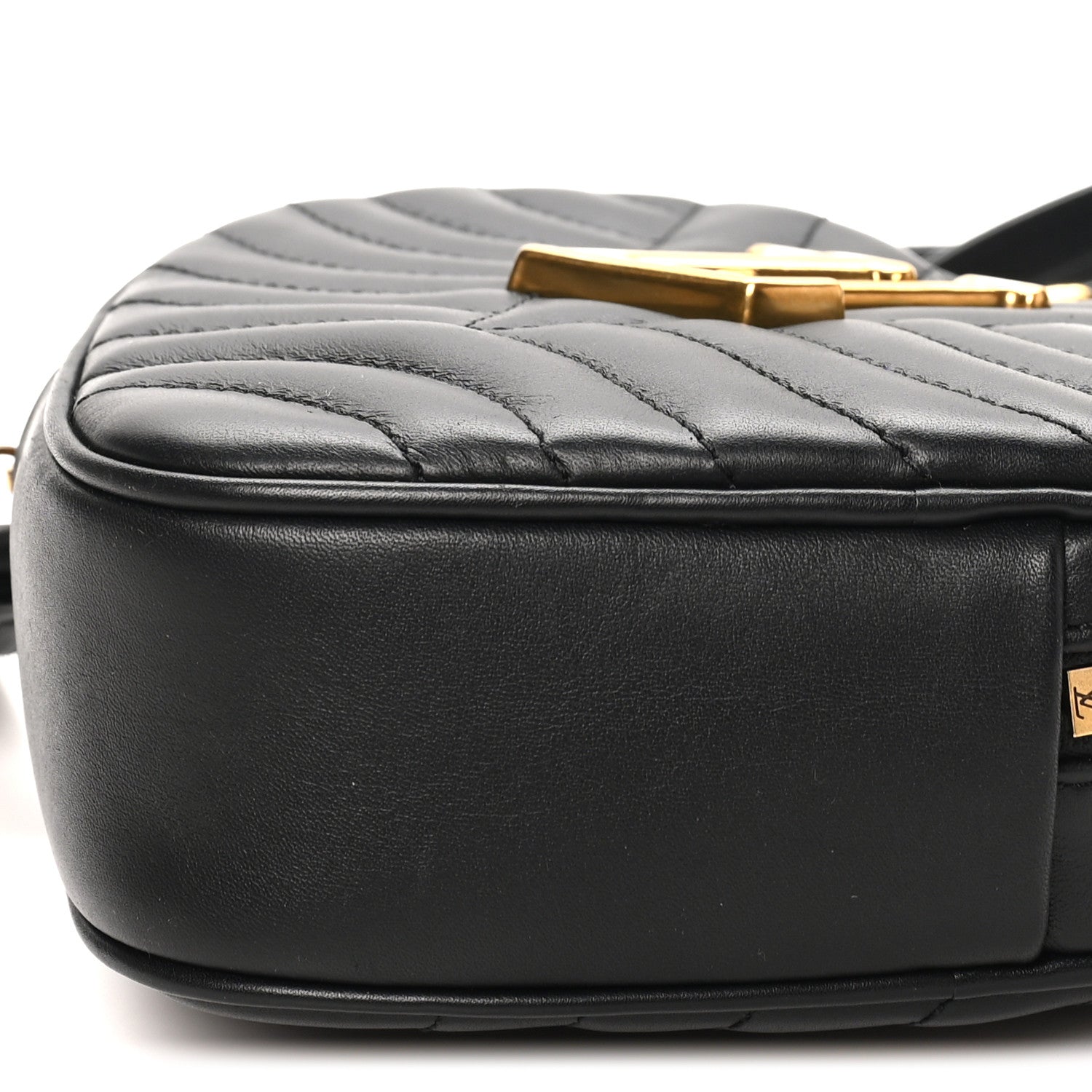 Calfskin New Wave Heart Bag Black