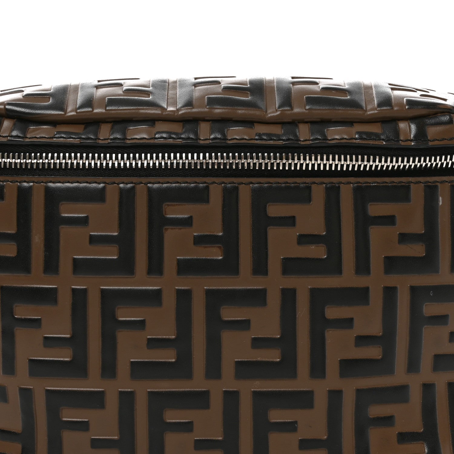Vitello Century Bi-Color FF 1974 Embossed Belt Bag Maya Black
