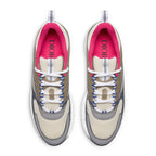 Dior B22 Beige Deep Grey Brown Calfskin Trainer