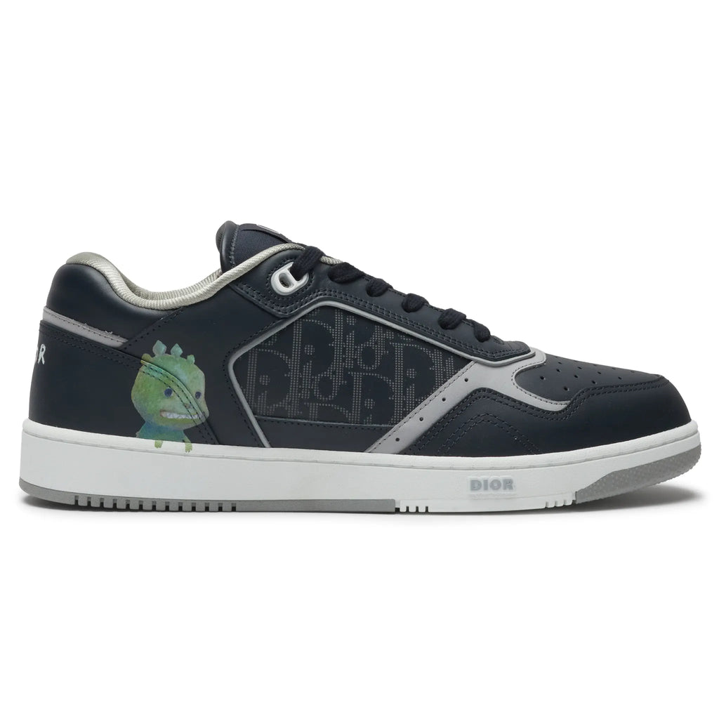 Dior B27 Otani Workshop Navy Smooth Calfskin Sneaker