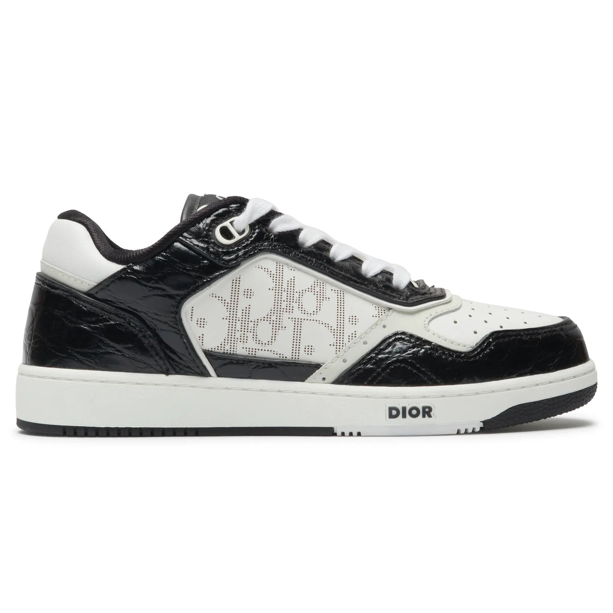 Dior B27 Uptown Black White Python Sneaker Main image