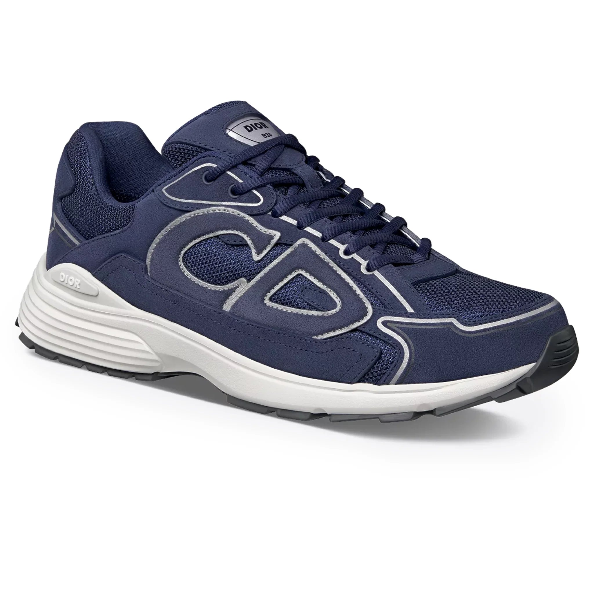 Dior B30 Countdown Mesh Navy Blue Suede Trainer Secondary image
