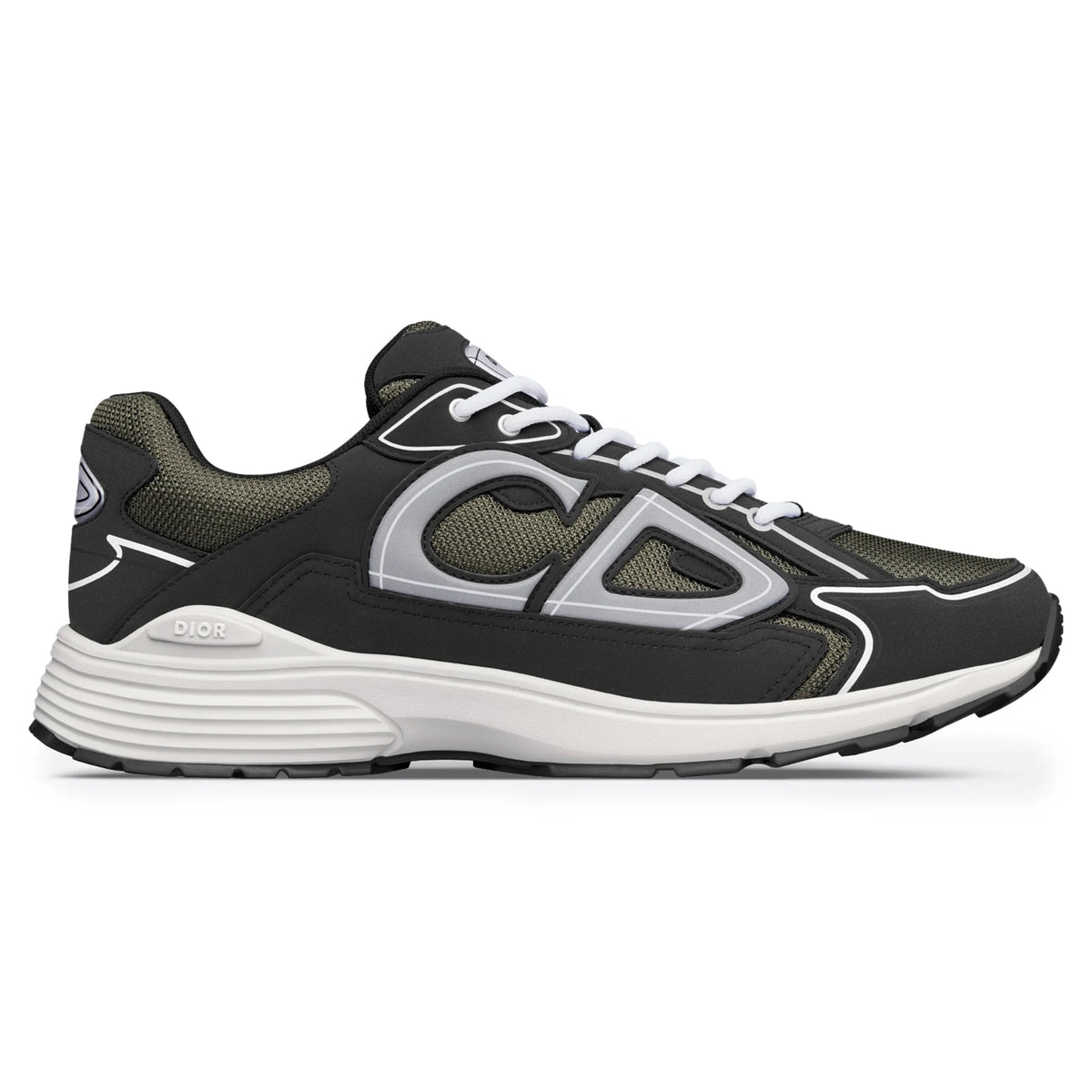 Dior B30 Mesh Deep Green Black Trainer Main image