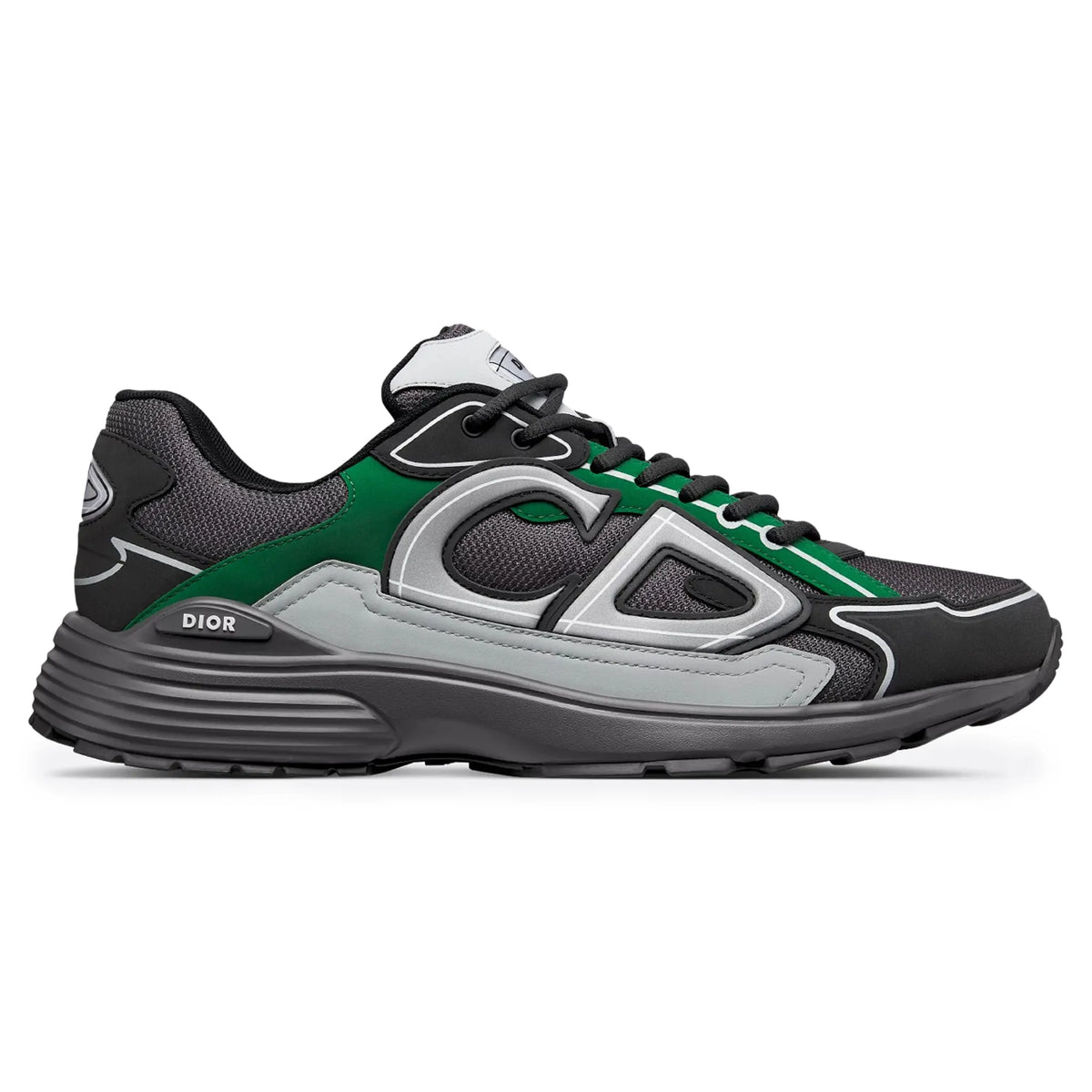 Dior B30 Mesh Deep Grey Green Black Trainer Main image
