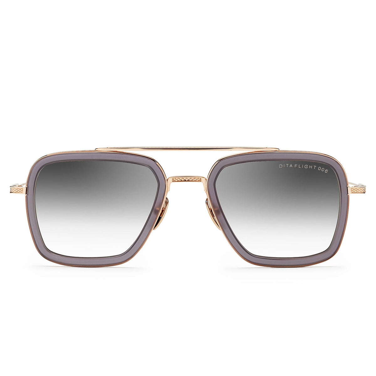 Dita Eyewear 7806 Flight 006 Gold Matte Grey Crystal Sunglasses