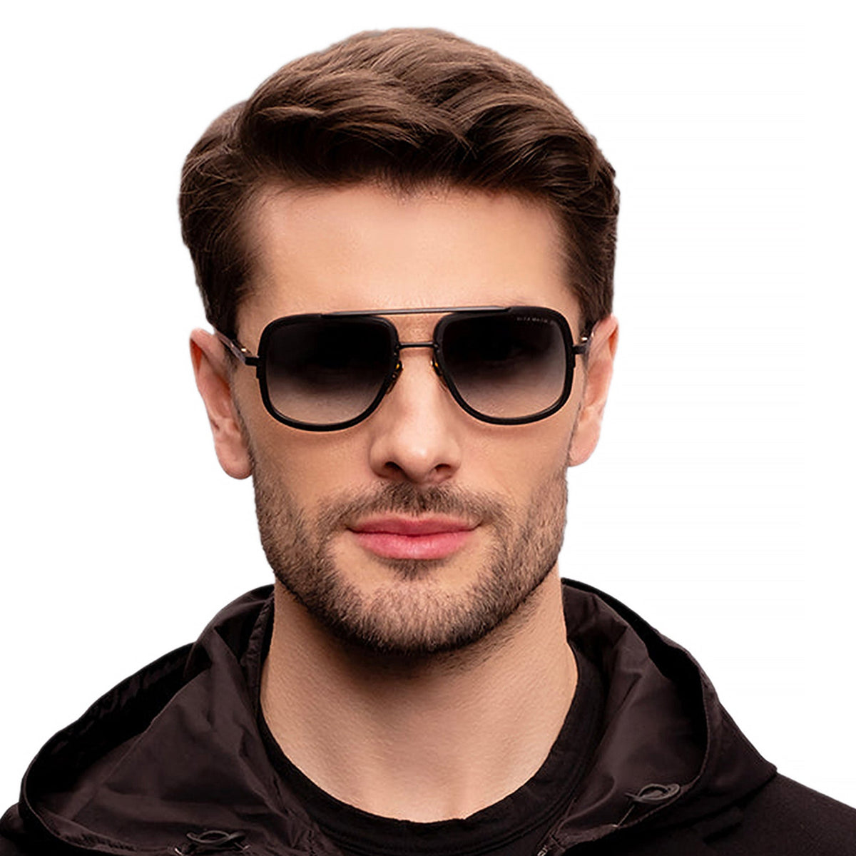Dita Mach S DTS412-A-01 Yellow Gold Black Sunglasses