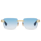 Dita Meta-EVO DTS147-A-03 Blue Gold Rimless Sunglasses
