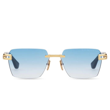 Dita Meta-EVO DTS147-A-03 Blue Gold Rimless Sunglasses