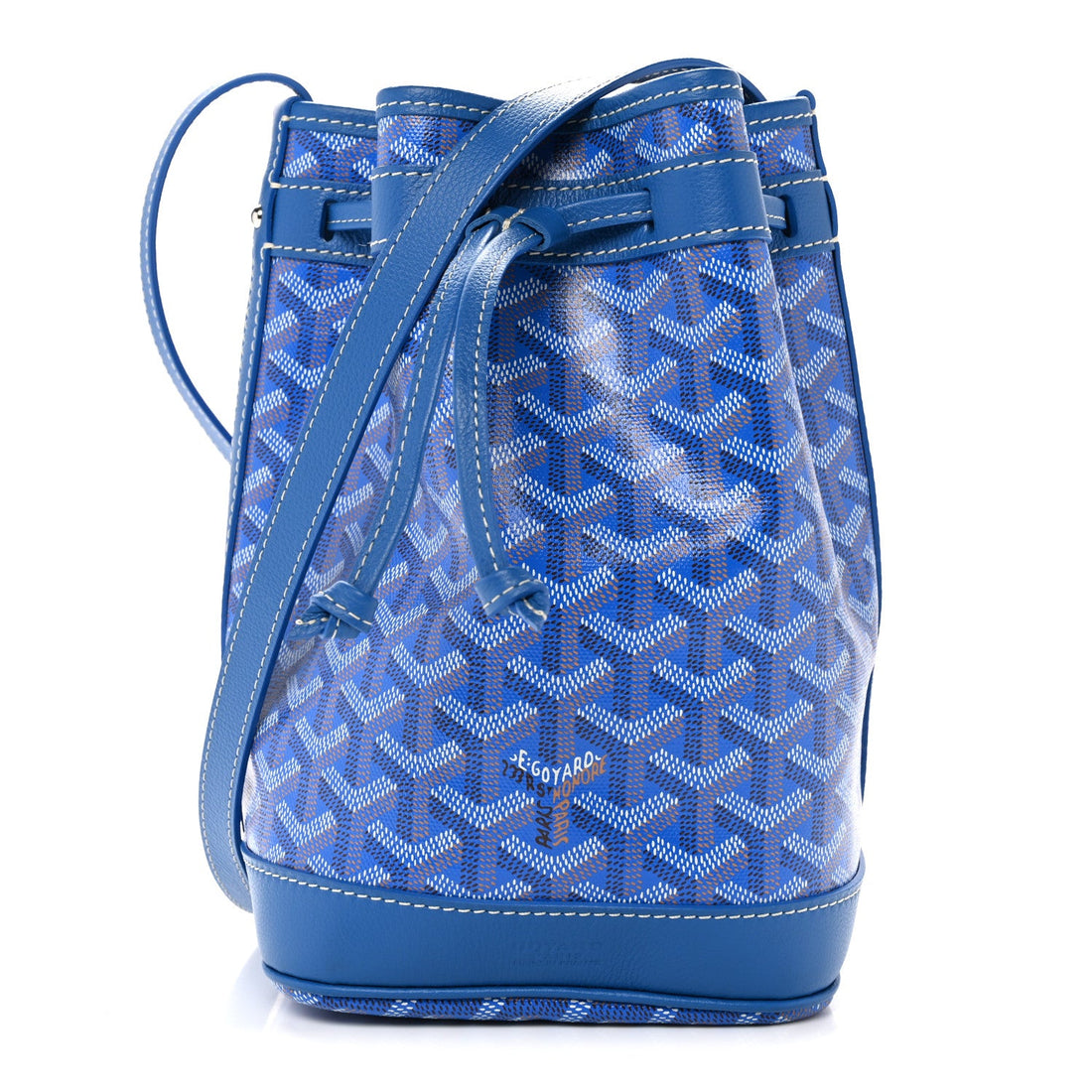 Goyardine Petit Flot Bucket Bag PM Sky Morning