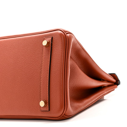 Taurillon Novillo Birkin 30 Cuivre