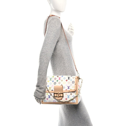 LV X TM Monogram Multicolor Dauphine Soft GM White