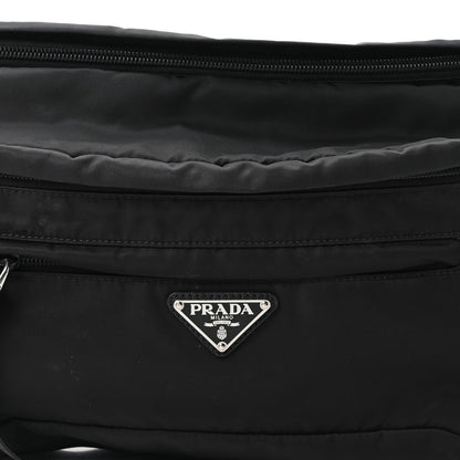 Tessuto Nylon Studded Belt Bag Black