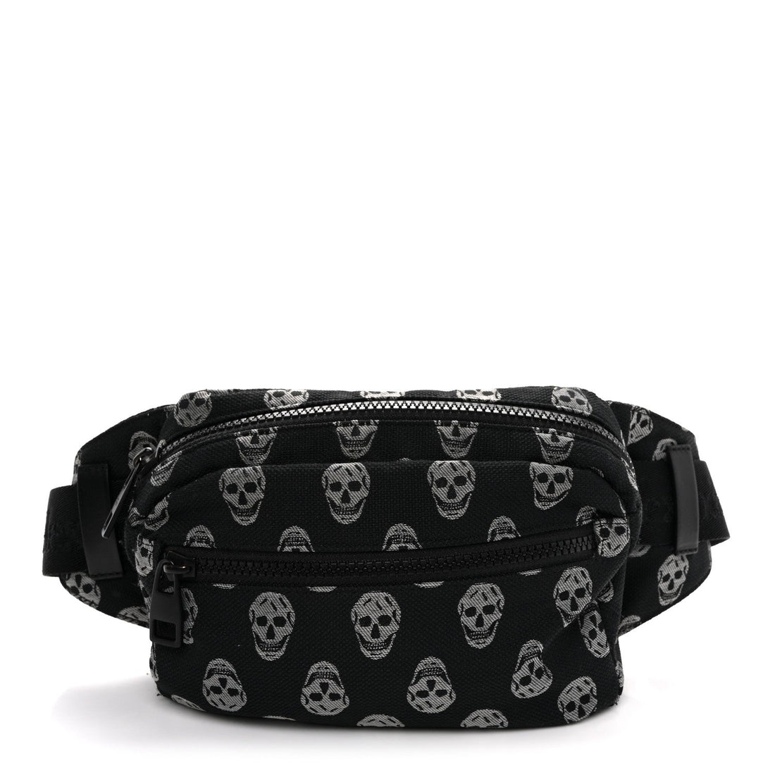 Jacquard Skull Belt Bag Black White