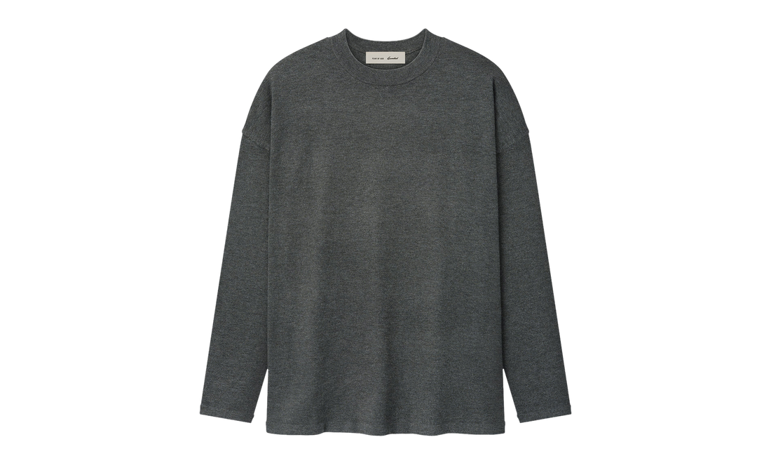 Essentials Soft Knit Long Sleeve Tee "Iron Grey" RW00313 0032
