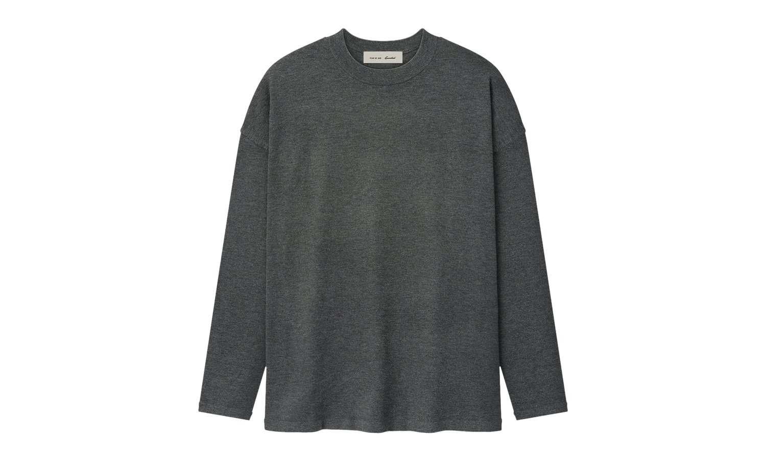 Essentials Soft Knit Long Sleeve Tee "Iron Grey" RW00313 0032