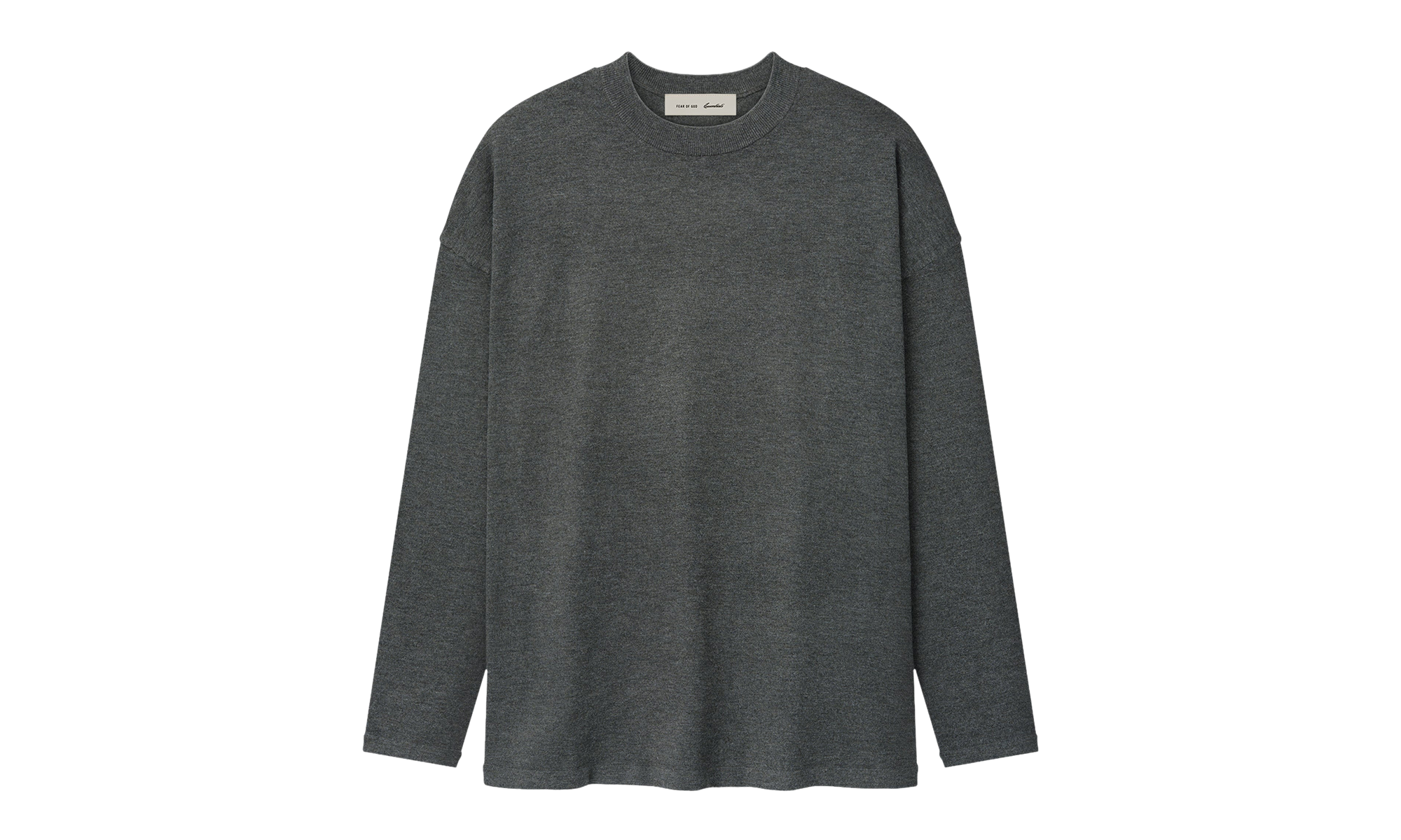 Essentials Soft Knit Long Sleeve Tee "Iron Grey" RW00313 0032