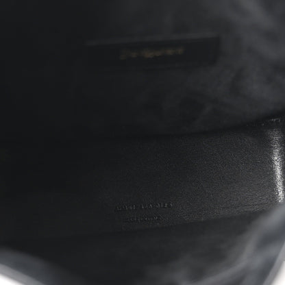 Calfskin Small Bucket Bag Black
