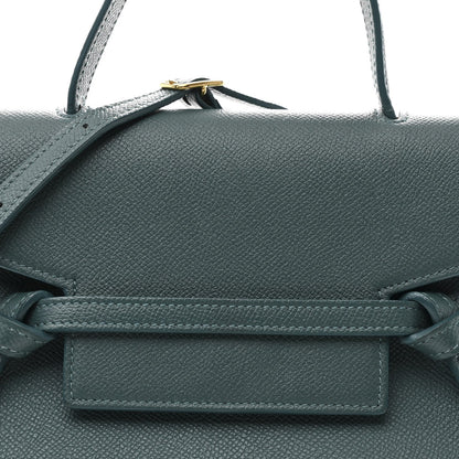 Grained Calfskin Nano Belt Bag Amazone