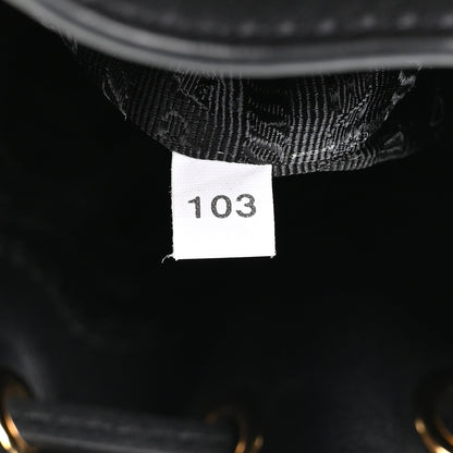 Nappa Mini Re-Edition 1978 Bucket Bag Black