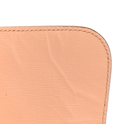Shangai Calfskin Blooms Print Small Bamboo Daily Top Handle Bag Pink Apricot Multicolor