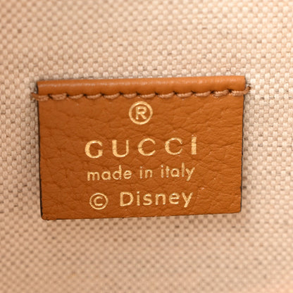 X DISNEY Mini Vintage GG Supreme Monogram Bucket Bag Beige Vintage Sun Oil