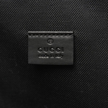 GG Supreme Monogram Web Belt Bag Black Grey