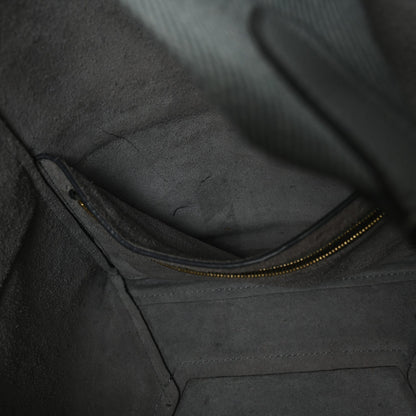 Soft Grained Calfskin Sangle Bucket Bag Storm