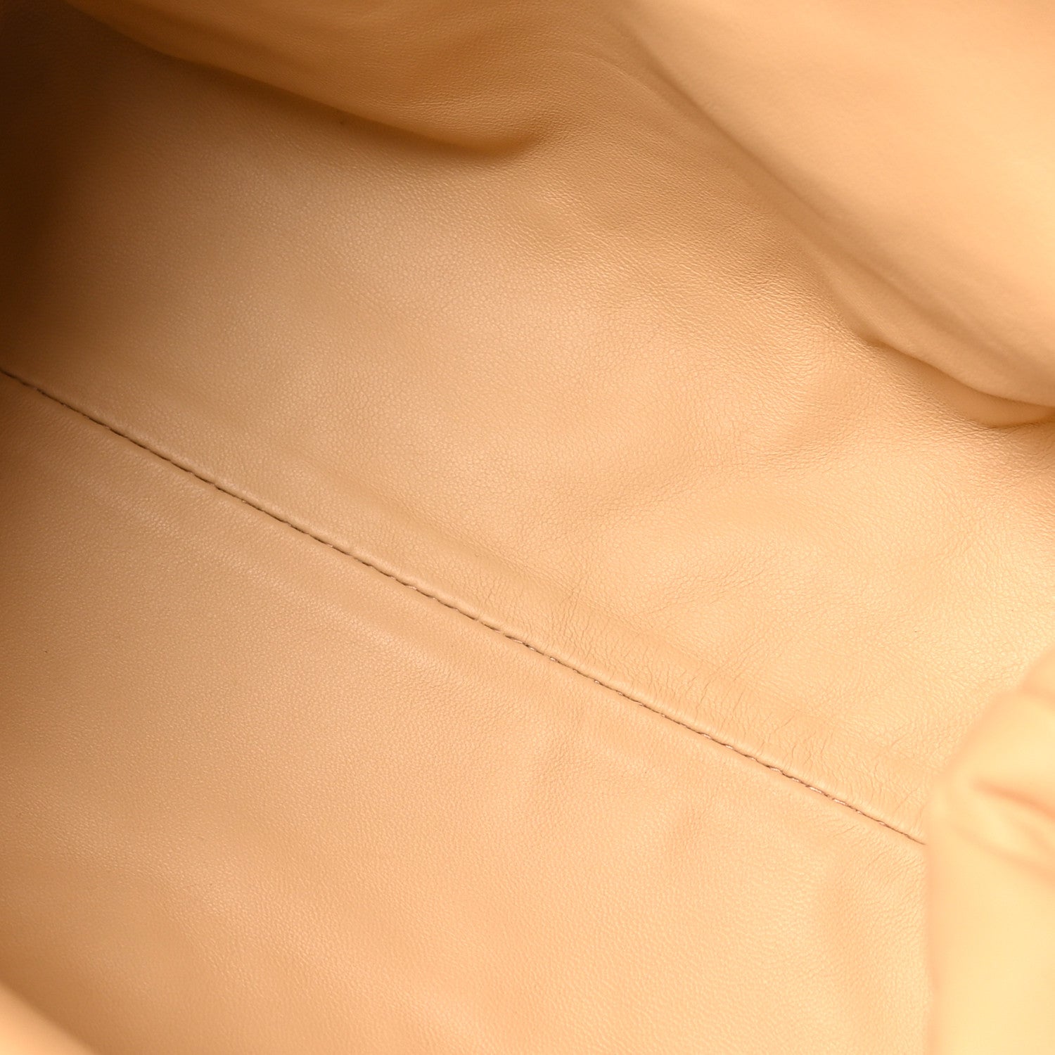 Nappa Maxi Intrecciato The Pouch Oversized Clutch Caramel