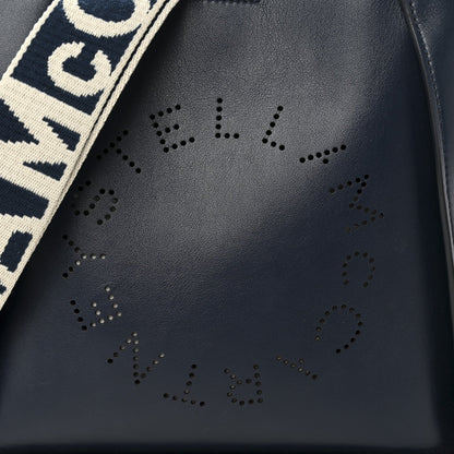 Eco Alter Nappa Perforated Logo Mini Crossbody Navy