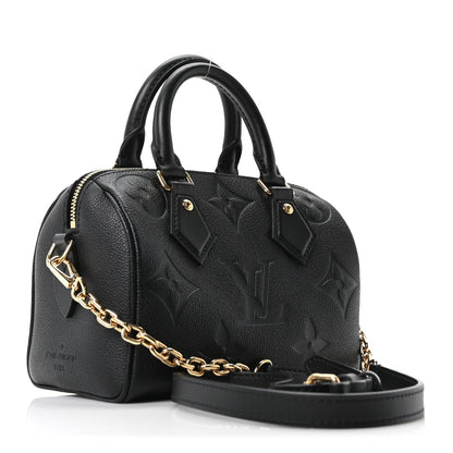 Empreinte Monogram Giant Speedy Bandouliere 20 Black
