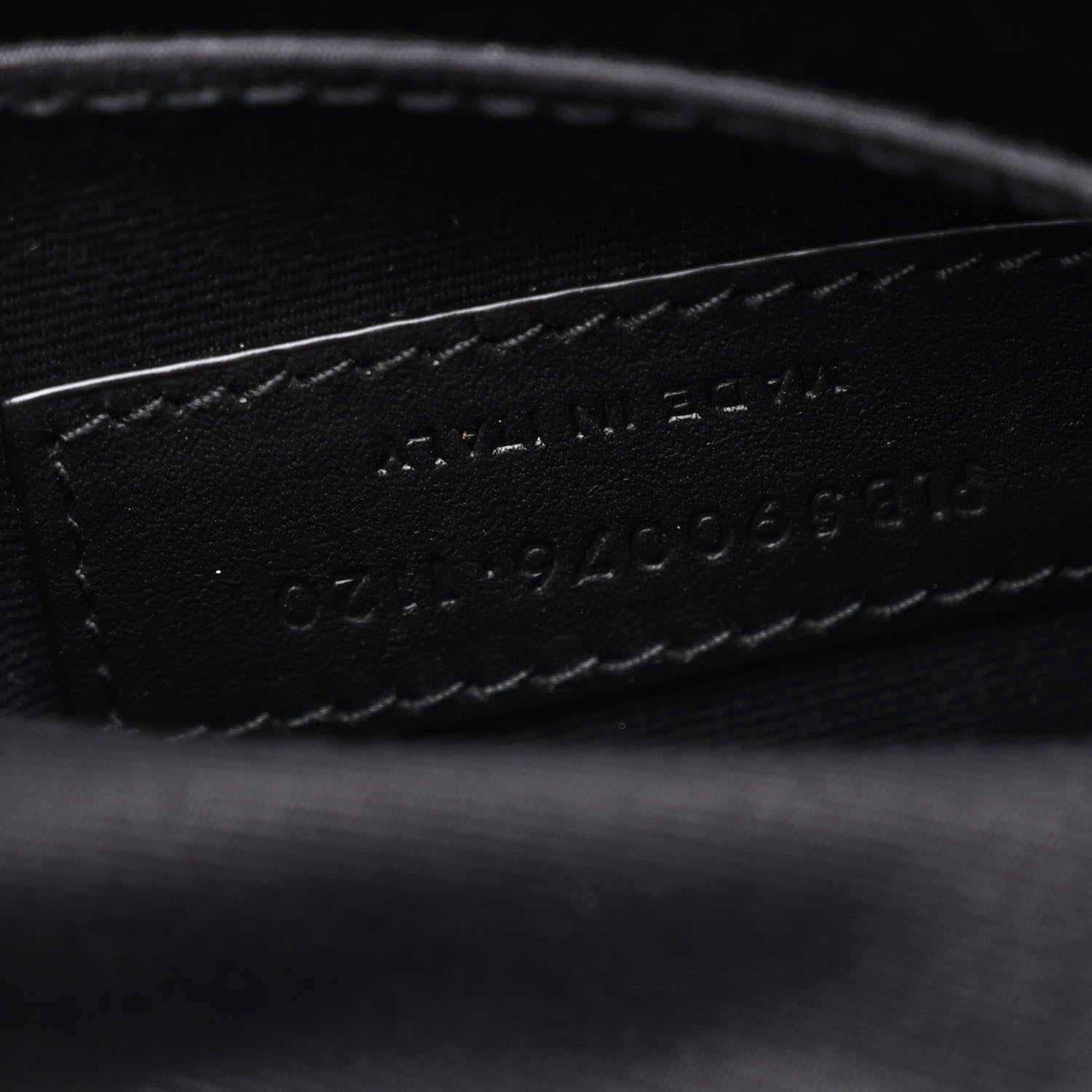 Canvas Monogram Belt Bag Black