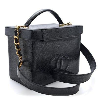 Caviar Vanity Train Case Black
