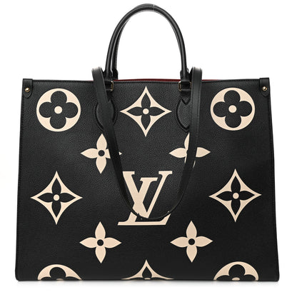 Empreinte Monogram Giant Onthego GM Black Beige