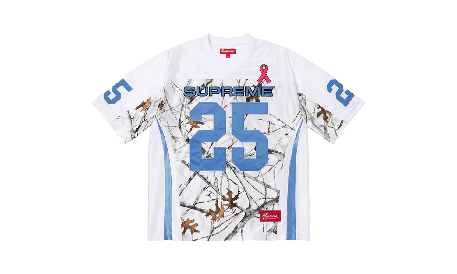 Breast Cancer Awareness Football Jersey "FW25 - White" SU26199