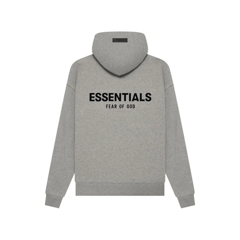 Essentials Hoodie Dark Oatmeal Gris Foncé Fear Of God