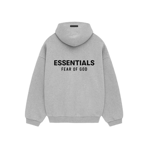 Essentials Hoodie Light Heather Gris Clair Fear Of God