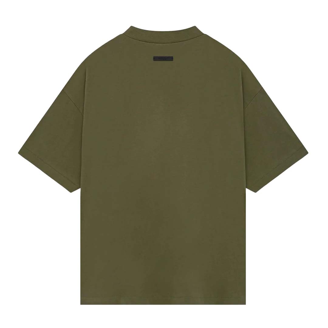 Essentials Fear of God Jersey Crewneck Tee Military