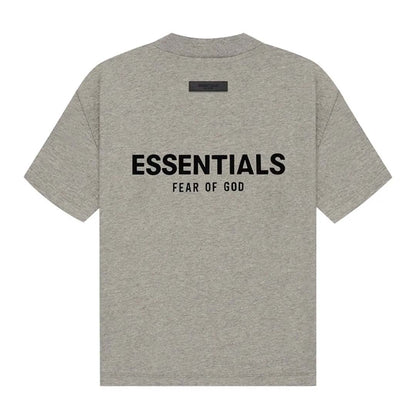 Essentials Fear of God KIDS Dark Oatmeal Tee