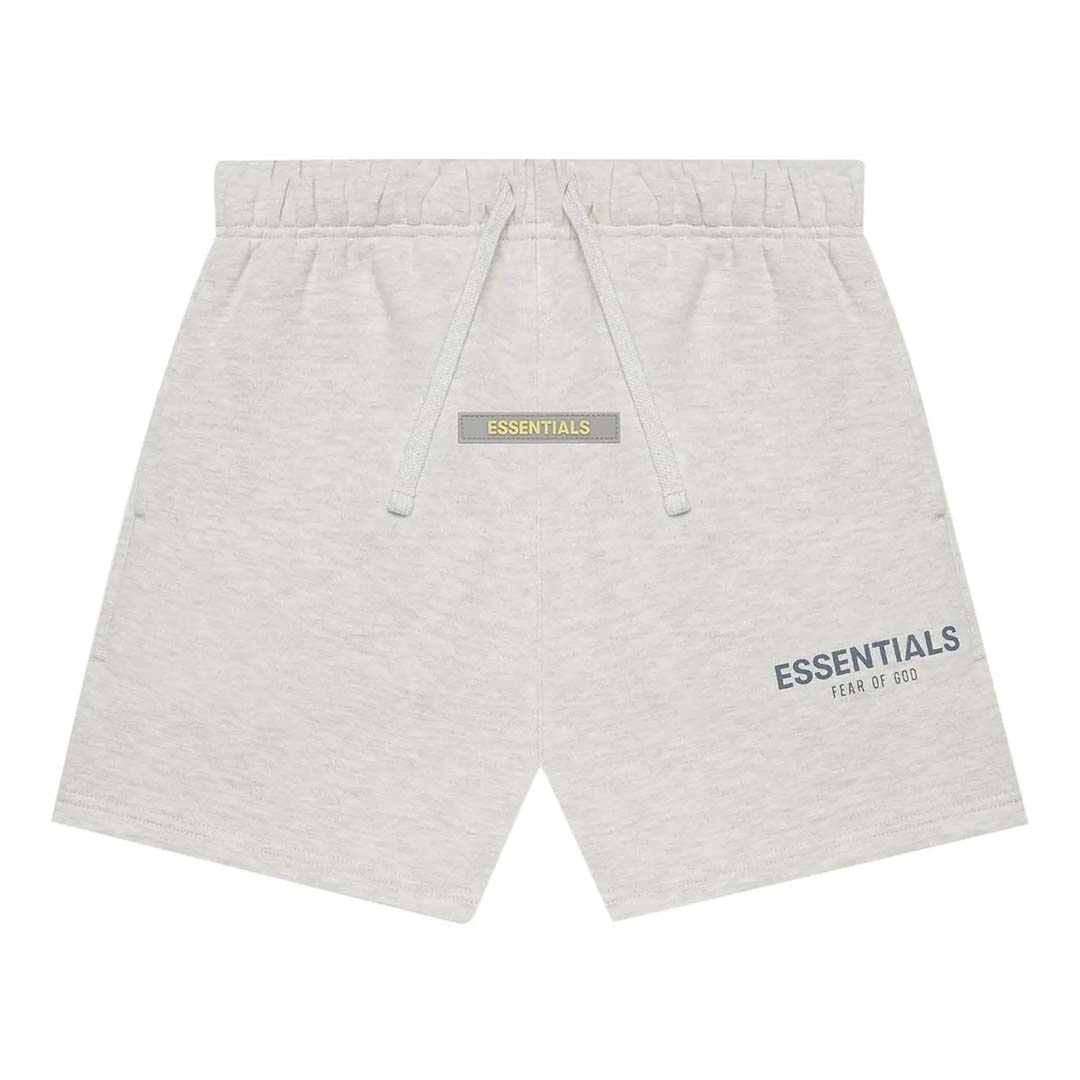 Essentials Fear of God KIDS Light Oatmeal Shorts