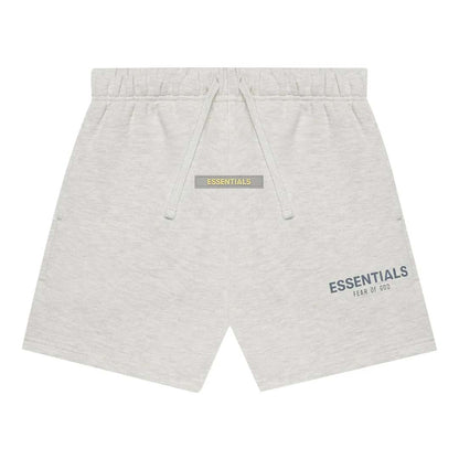 Essentials Fear of God KIDS Light Oatmeal Shorts