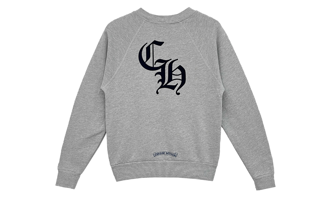 Triple Cross CH Letter Sweatshirt "Grey" CHRM1600