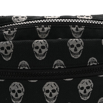 Jacquard Skull Belt Bag Black White