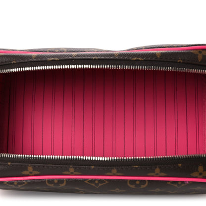 Monogram Macassar Dopp Kit Toilet Pouch Pondichery Pink