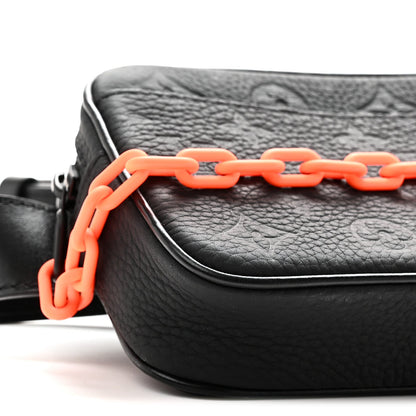 Taurillon Monogram Uniformes Solar Ray Soft Pochette Volga Belt Bag Black