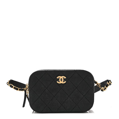 Caviar Waist Bag Black