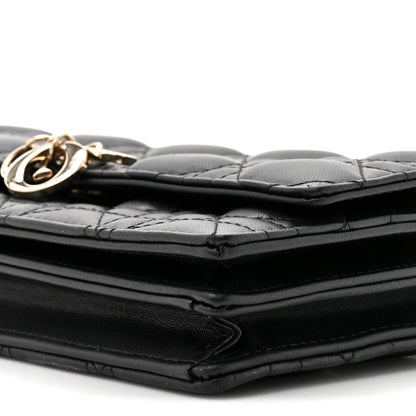Lambskin Cannage Mini My Dior Bag Black