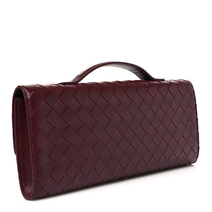 Nappa Intrecciato Long Andiamo Top Handle Clutch Barolo