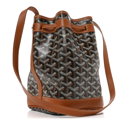 Goyardine Petit Flot Bucket Bag PM Black Gold