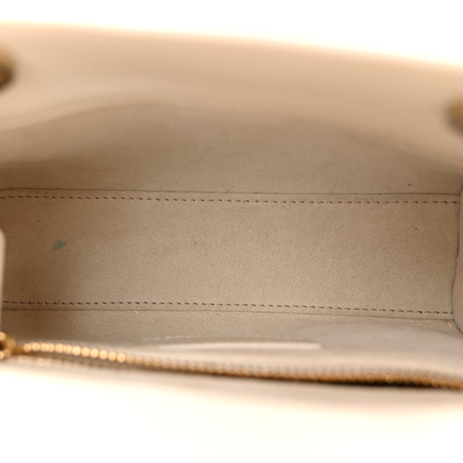 Lambskin Cannage Mini Lady Dior Latte